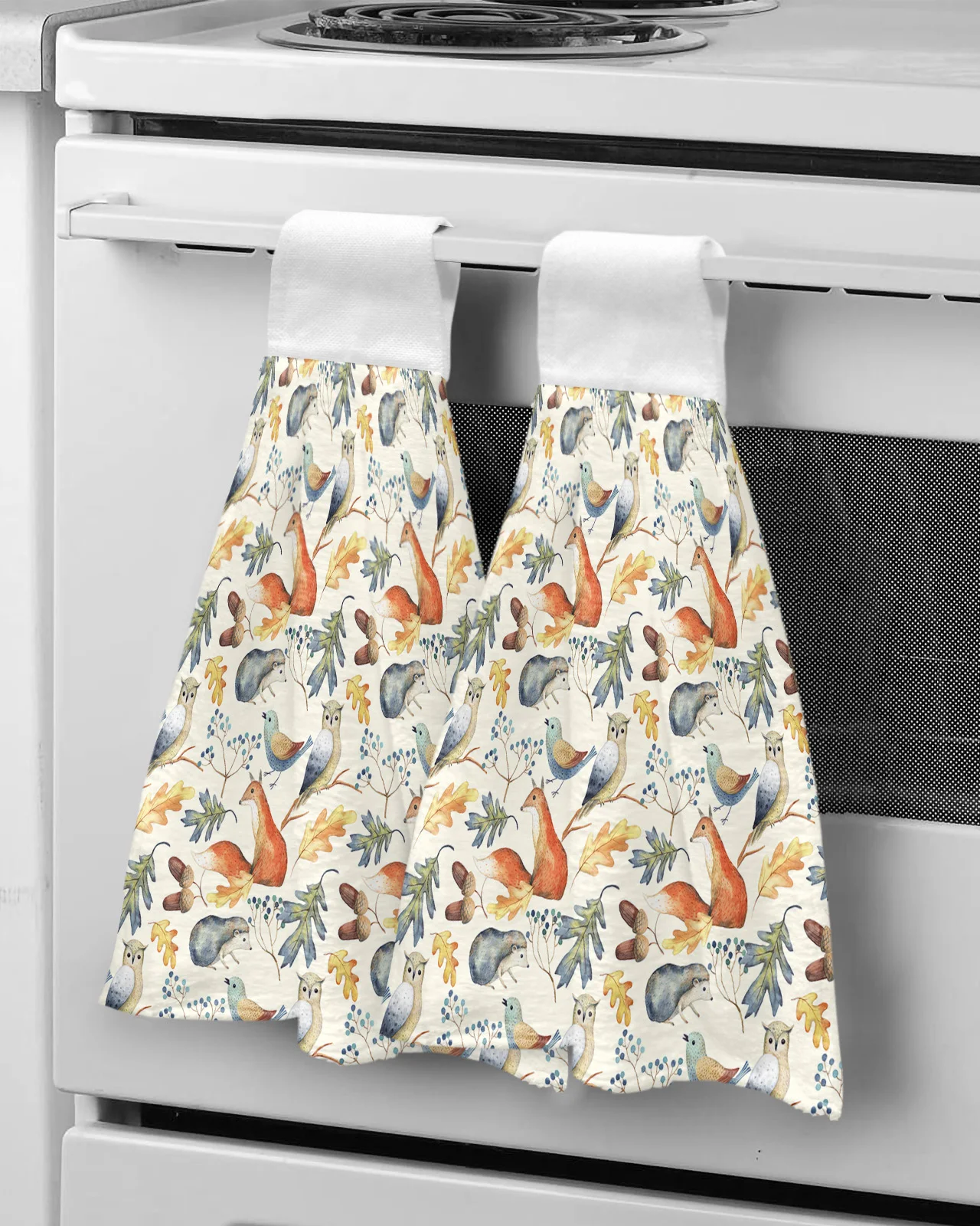 S Kitchen Microfiber Dishcloths Cleaning Cloth Bathroom Absorbent Hanging Towels