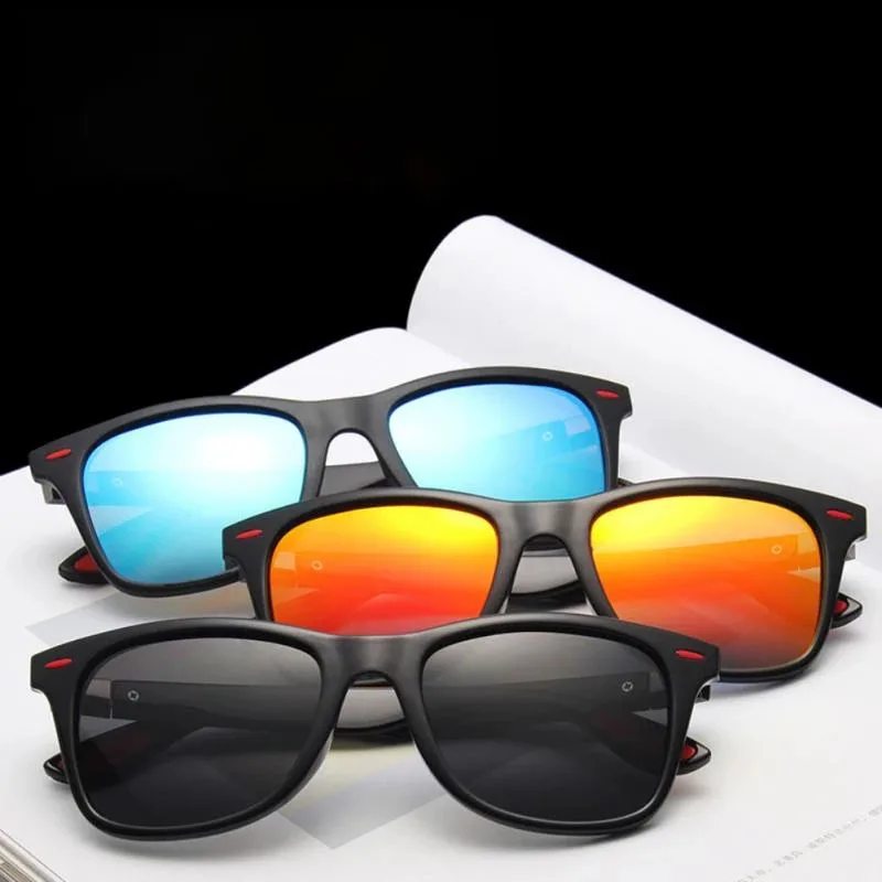 

Classic Sport Sunglasses Men Trendy Polarized Square Driving Sport Sun Glasses Male UV400 Travel Cycling Glasses And Sunglasses