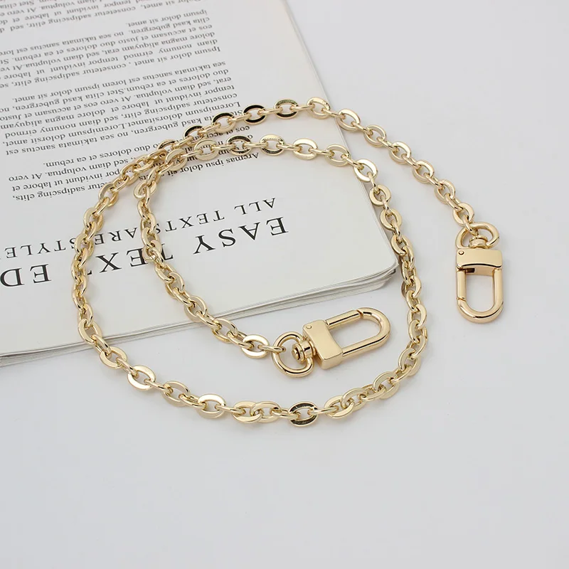6.5mm Metal Replacement Bag Chain 60/70/100/110/120/130cm Women Shoulder Strap for Bags Replace Crossbody Chain Bag Accessories