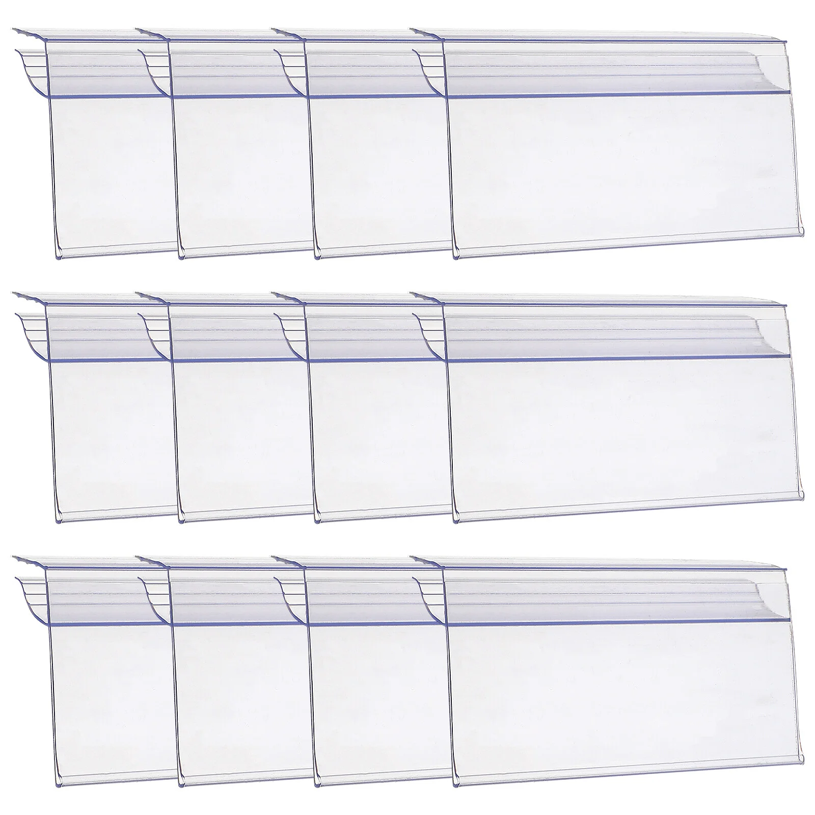 

30 Pcs Commodity Retail Price Label Holder Plastic Shelf Tag Mall Display Merchandise Holders