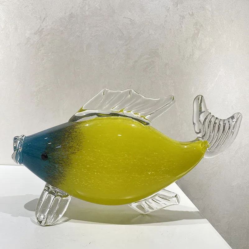 

Глазурованная стеклянная скульптура рыбы LISM