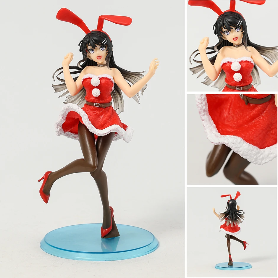 

Mai Sakurajima Seishun Buta Yarou Coreful Winter Bunny Ver. Figure Figurine Model Doll Toy