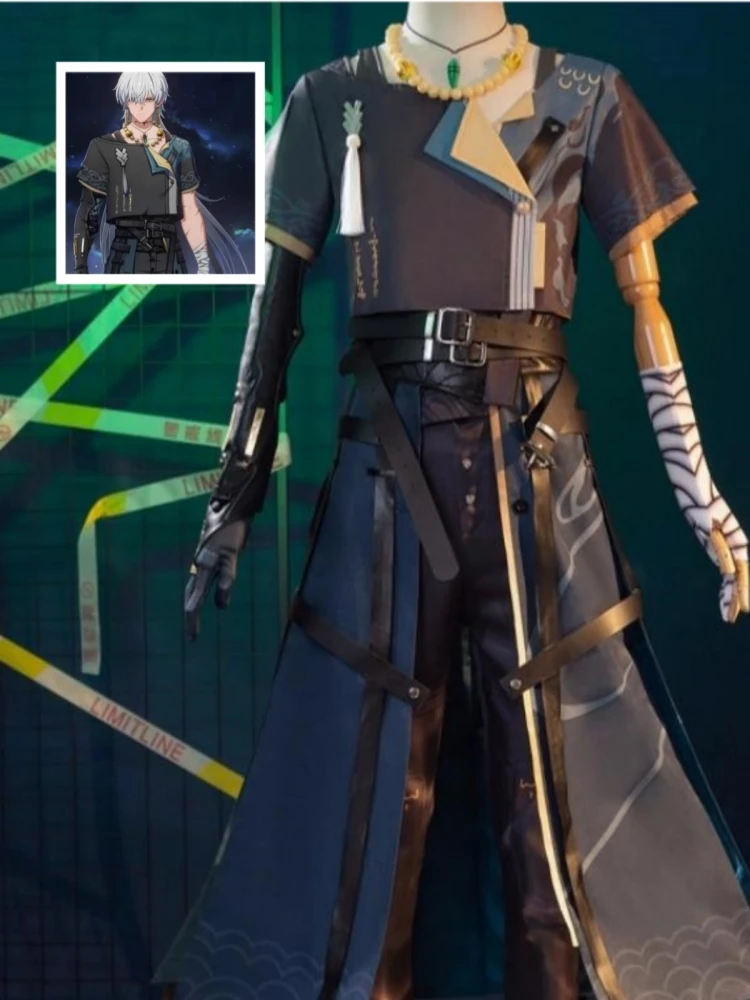 Костюм для косплея Geshu Lin волнистые волны аниме мужская униформа Handsoem полный