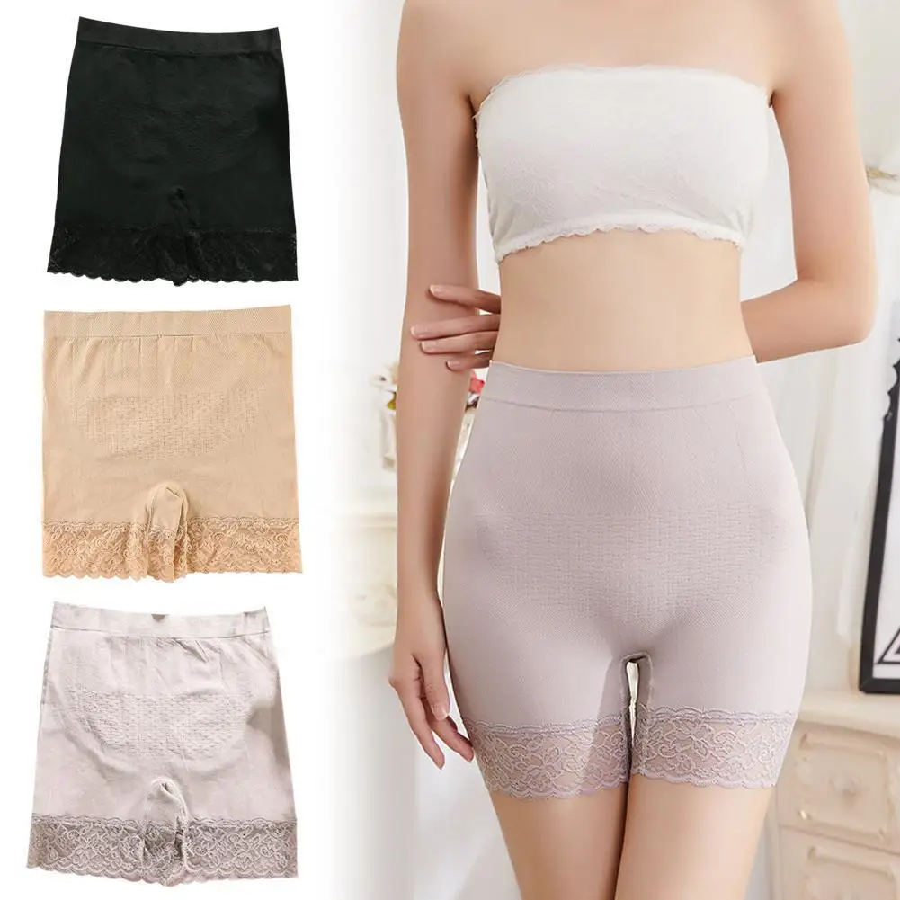 

Plus Size Safety Shorts Women Black Lace High Stretch Under Ladies XXL Safety Workout Seamless Casual XXXL Pants Shorts XXX N7R7