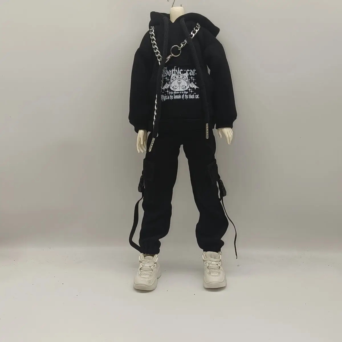 1/4 Кукольный костюм для куклы Bjd 45 см комплект с капюшоном и штанами игрушки