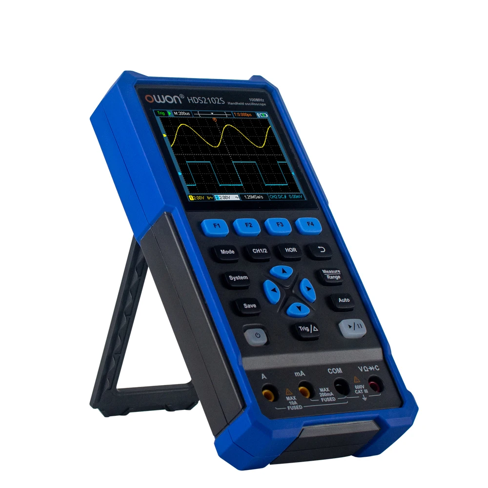 

Генератор сигналов OWON HDS2102 HDS2102S, 2 канала, 100 МГц, 500 МБ/с, USB, тест True RMS