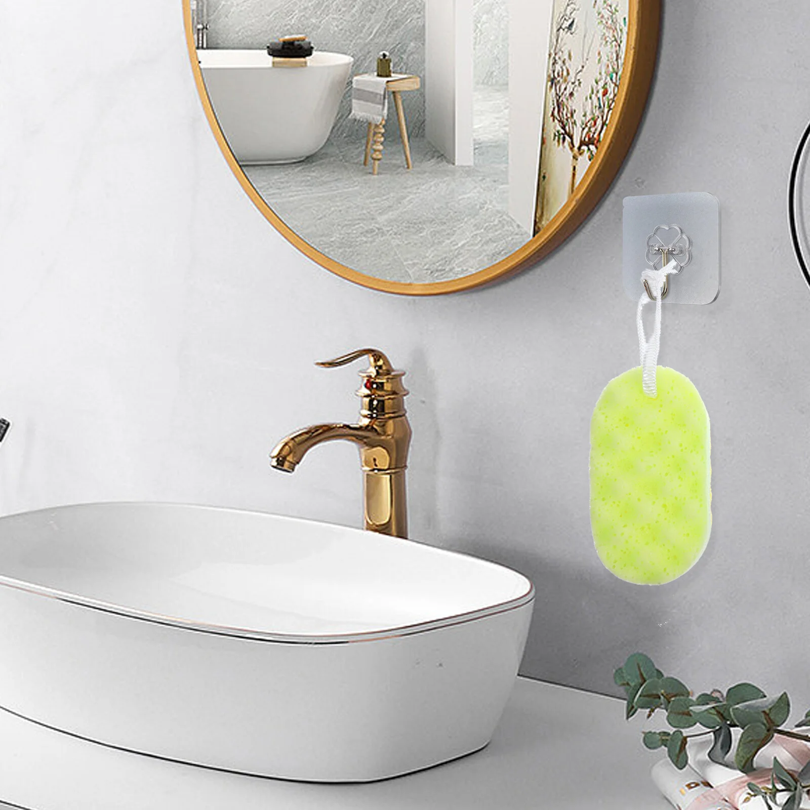 

Bath Sponge Pouf Sponge Pad Scrubber Exfoliation Skin For Men 3pcs ( Yellow Red Blue )