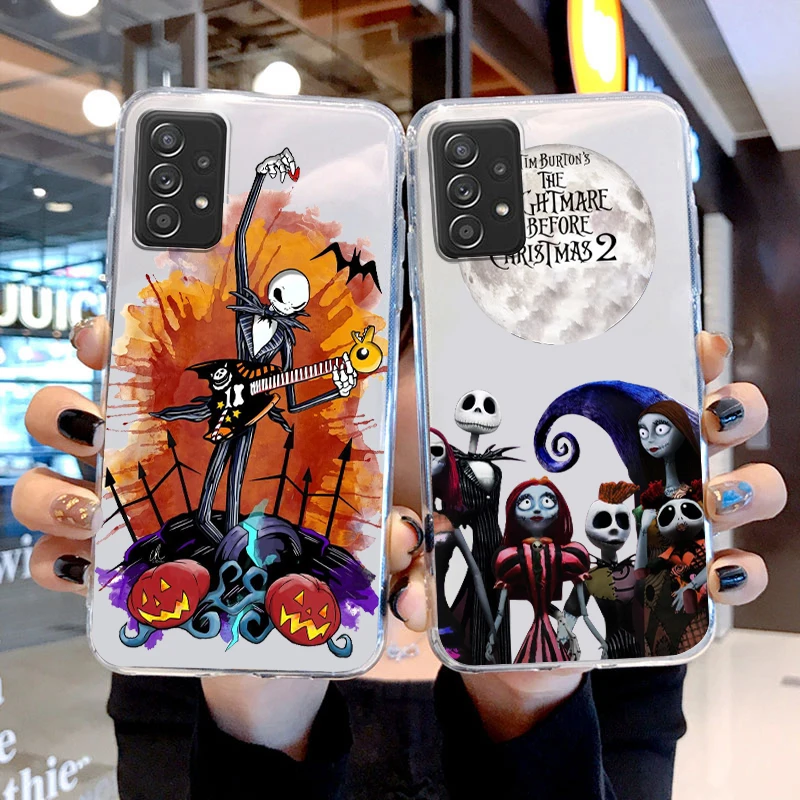 

Christmas Eve Skull Disney For Samsung A81 A72 A71 A53 A52 A51 A42 A32 A23 A22 A21S A13 A12 A03 A02 Transparent Phone Case
