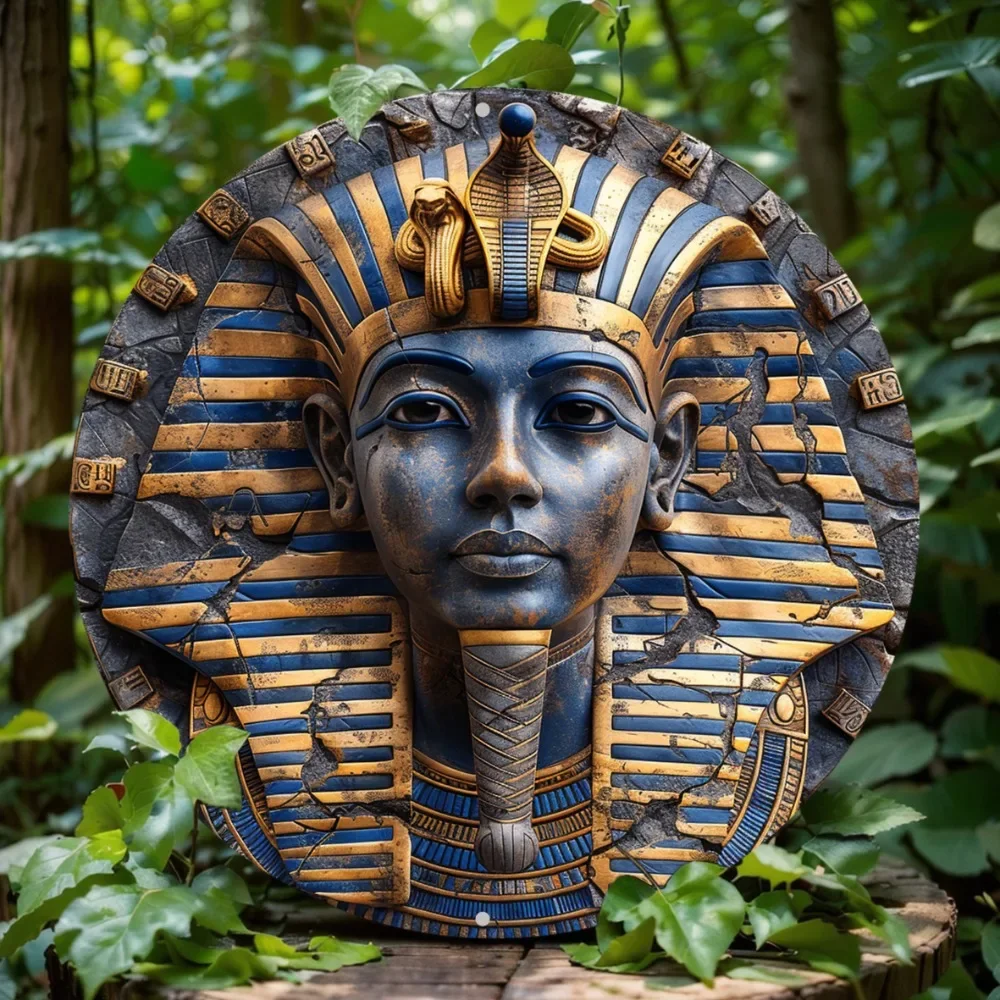 Круглый алюминиевый плоский знак