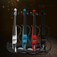 professional electric violin instrument kit wood fingerboard violin shoulder rest silent cordas para violino stringed instrument