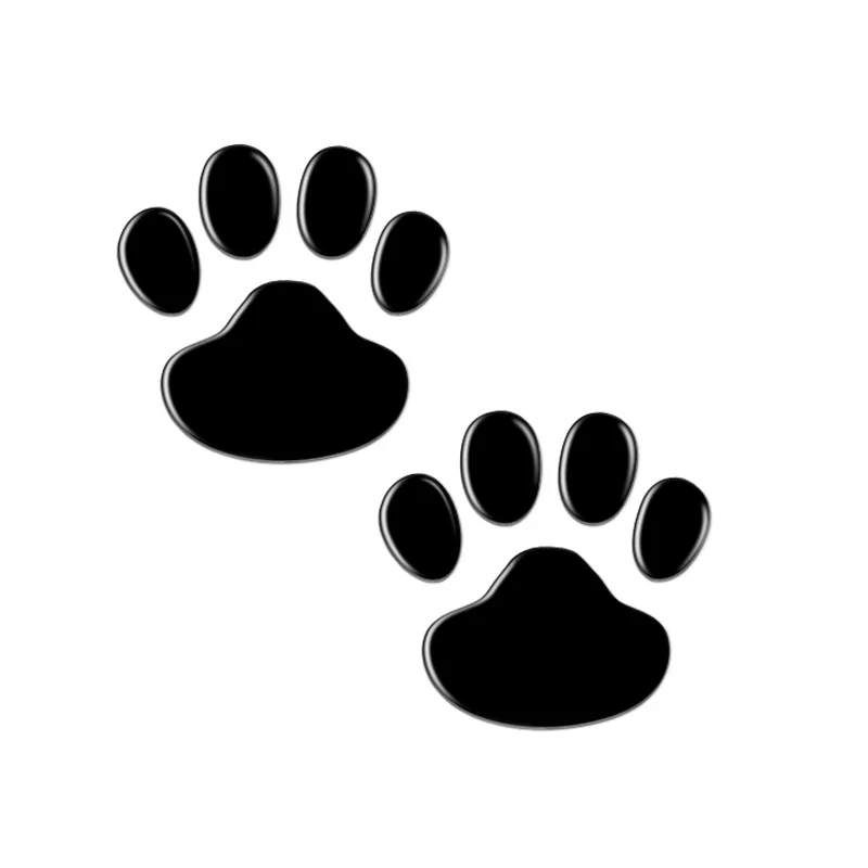 

2 шт. автомобильная наклейка лапа 3D животное собака кошка след наклейка автомобиль ПВХ наклейка крутой дизайн автомобильная наклейка авто аксессуары