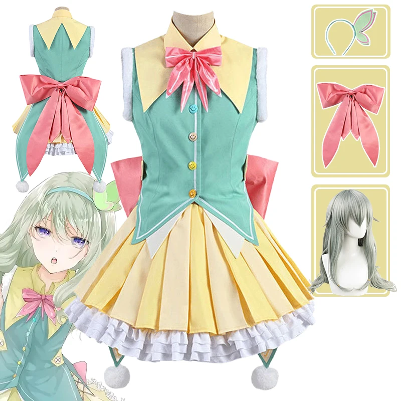 

Kusanagi Nene Cosplay Costume Anime Project Sekai Colorful Stage Wonderlands × Showtime Princess Dress Wig Halloween Clothing