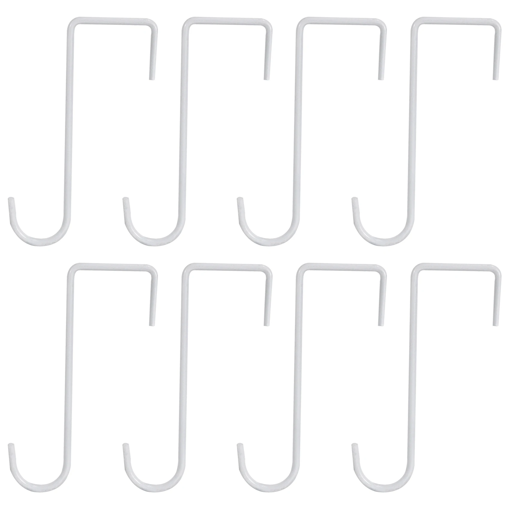 

8 шт., стальные крючки для забора птиц, с порошковым покрытием