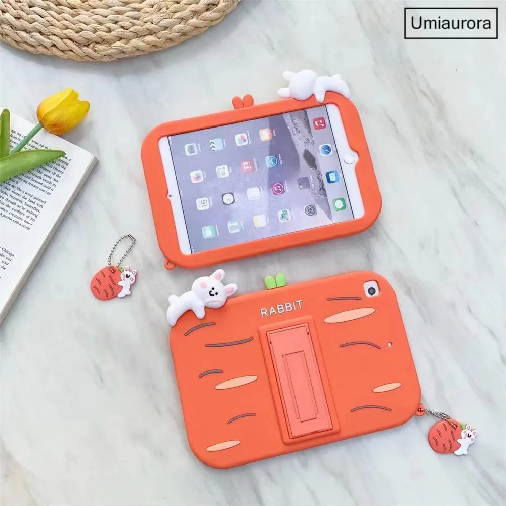 Фото Детский чехол с ручкой для iPad 10,2, 7, 8, 9, 10 поколения, Air 1, 2, 3, 4, 5, 10,9, 2022, Mini 6, 9,7 Pro, 11, мультяшный чехол-подставка для планшета №2