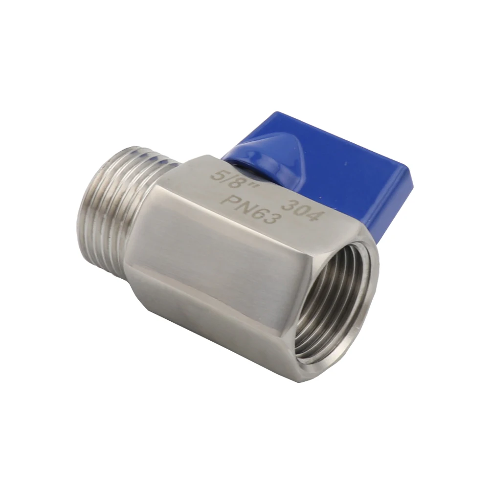 

Мини-шаровой кран из нержавеющей стали 304 5/8'' BSP