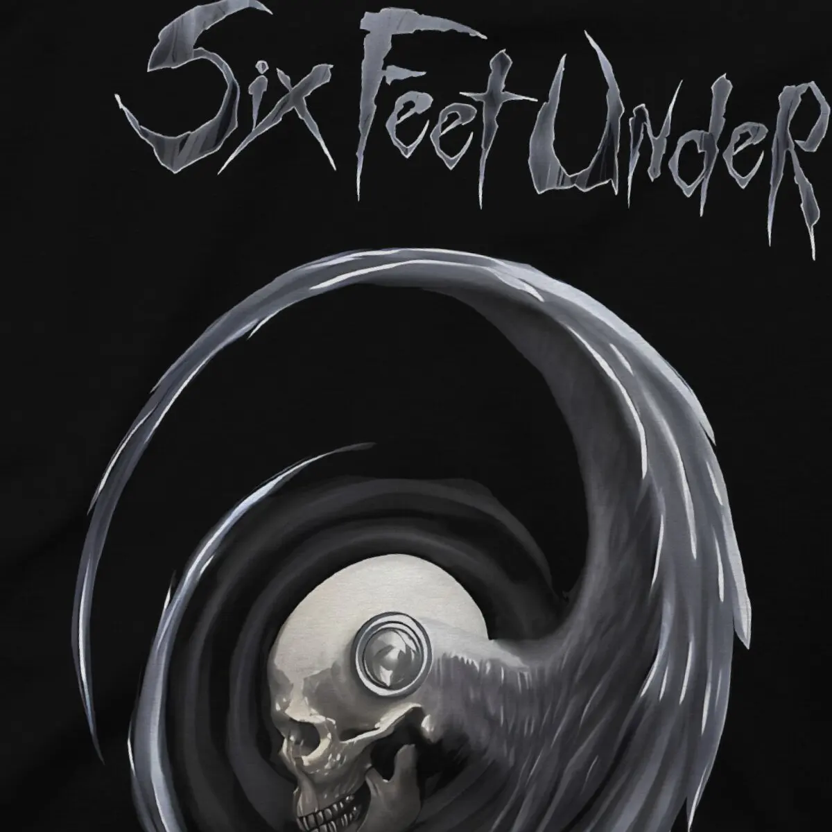 Футболка мужская с надписью Пробуждение ночи 100% хлопок