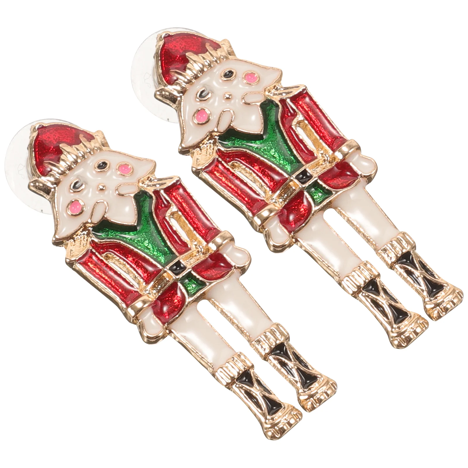 

Christmas Decoration Nutcracker Design Earrings Women Dangle Earrings Girls Festival Xmas Festival Earrings Jewelries