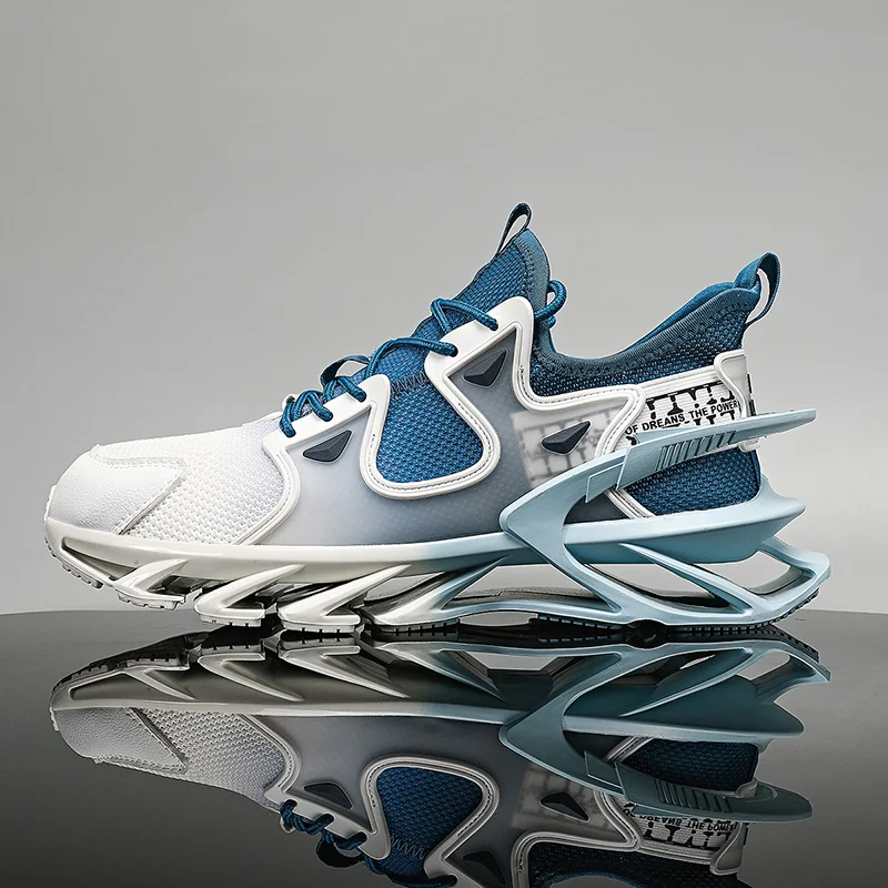 All-match Fashion Shoes Mens Blade Running Shoes for Men Cushion Sneakers Summer Mesh Athletic Sports Jogging Male Walking Shoes
