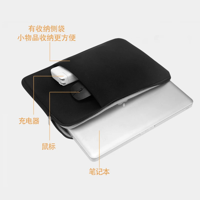 Мягкая сумка для ноутбука Huawei Lenovo Xiaomi Air HP Dell Macbook 2021 Pro 11 12 13 14 15 6 чехол 17 дюймов |