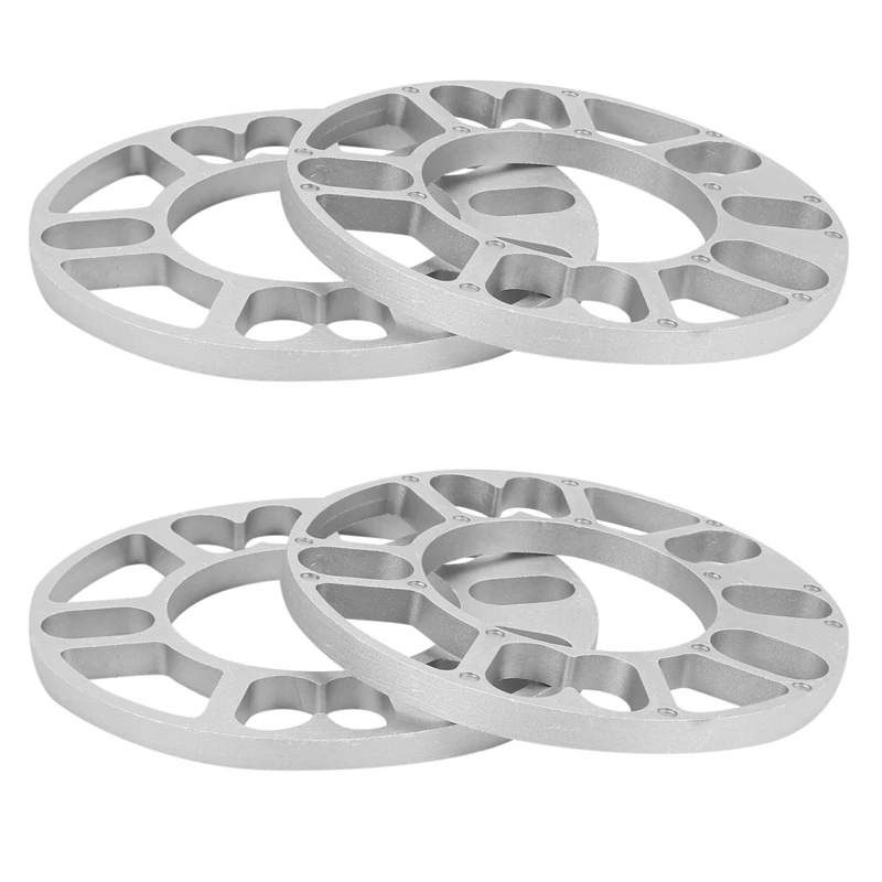 

4Pcs Universal 10MM Alloy Aluminum Wheel Spacers Shims Plate Fit 4 / 5 Stud