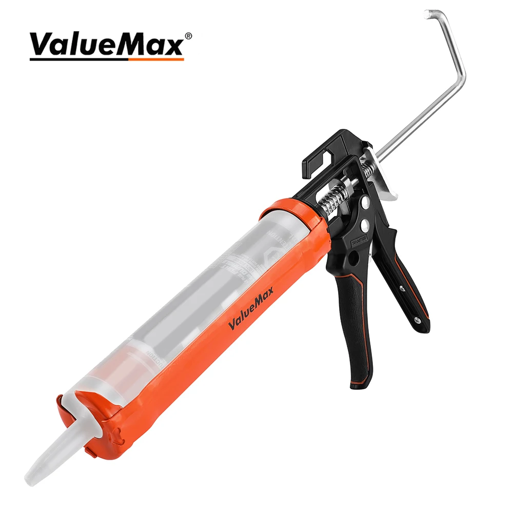

ValueMax 300 мл 9 дюймов 230 мм пистолет для герметика ручной бытовой ручной пистолет для герметика профессиональный пистолет для герметика стекла без клея