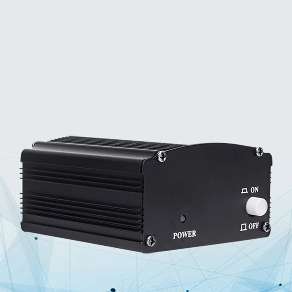 1Pc Adapter Power Adapter Power Supply For Microphone Power Supply Adapter for Micro Micropphone Adapter