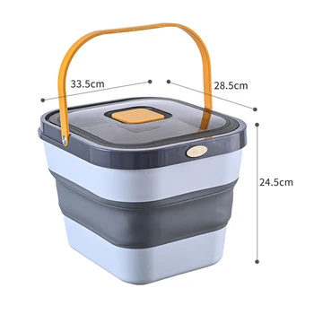 10KG Foldable Pet Food Storage Containers Mould Proof Large Capacity Dog Cat Dry Food Storage Sealed Bucket Pet Accessories 6