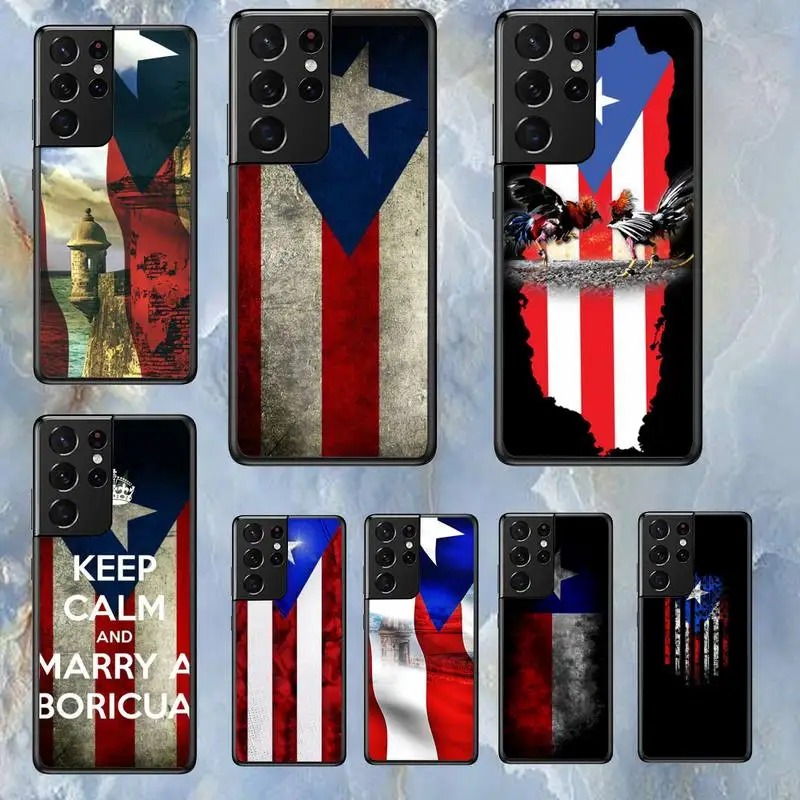 

Puerto Rican Flag Phone Case For Samsung Galaxy A11 A21 A21S A31 A51 A71 A81 A91 A10 A20 A30 SamsungA535G SamsungA735G