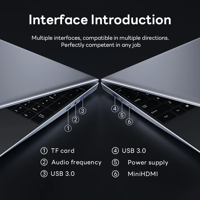 Ноутбук BYONE 15 6 дюймов IPS экран 8 ГБ ОЗУ Intel 11th N5095