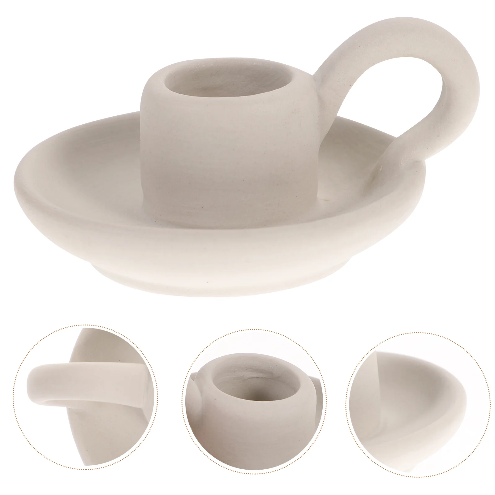 

Ceramic Holder Table Decor Decorative Adorn Craft Candleholder Halloween Home