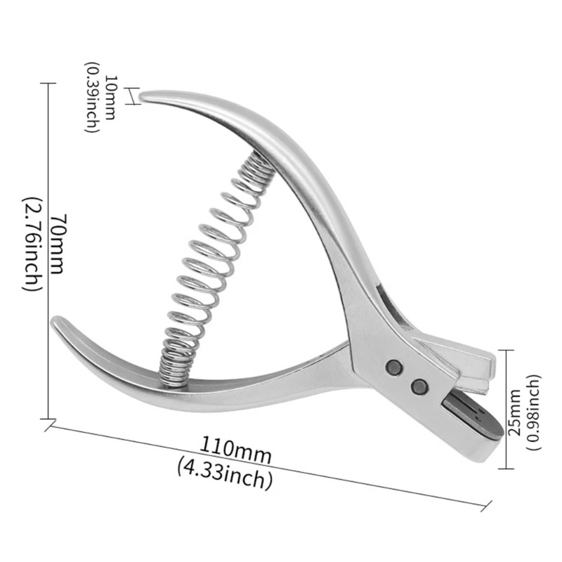 Режущий инструмент острый дырокол плоскогубцы легкая пружина стильный дизайн