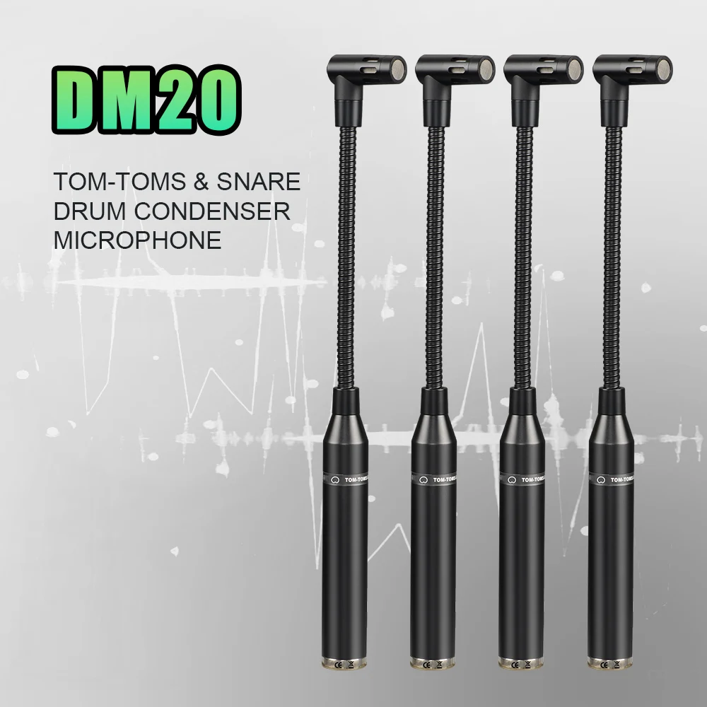 Металлический конденсаторный микрофон DK7 с серебряным усовершенствованным