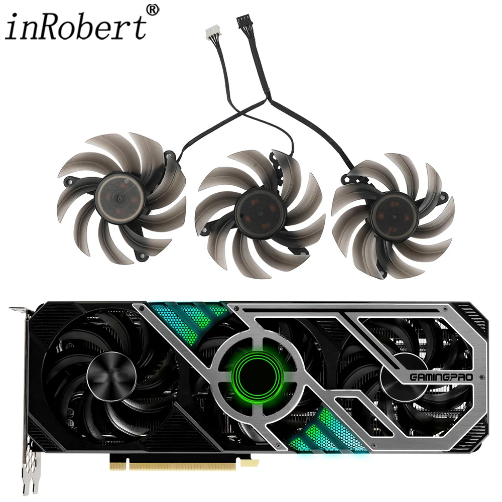 Вентилятор видеокарты для Palit GeForce RTX 3060 Ti 3070 3070Ti 3080 3080Ti, 82 мм
