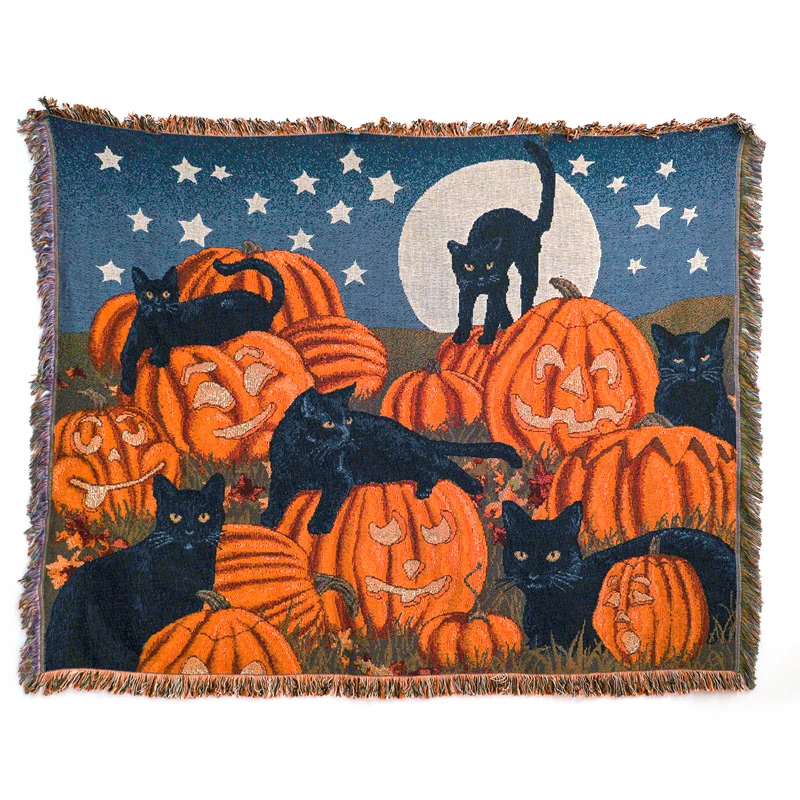 

Скандинавский гобелен плед полиэстер/хлопок Halloween