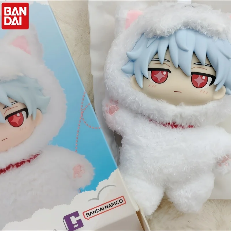 Фото Плюшевый брелок-сюрприз Bandai Gintama Sofubi: модная игрушка, настольное украшение, подарок для фанатов аниме №2