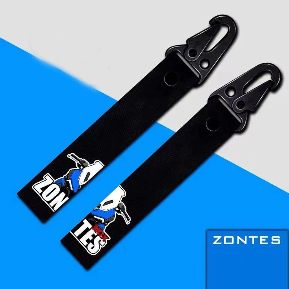 

Motorcycle Embroidery Badge Keyring Keychain For Zontes 310X 310R ZT310X ZT310R