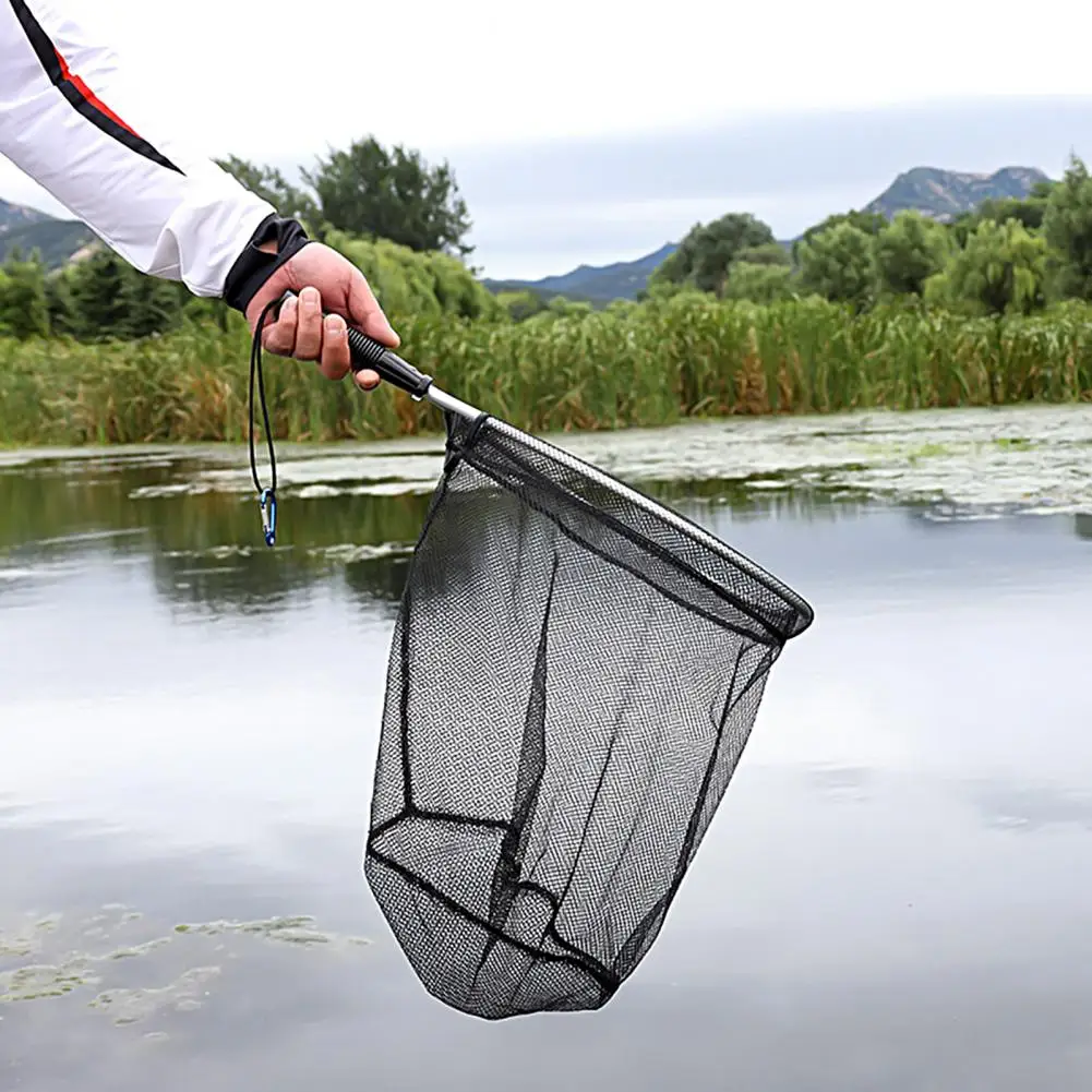 

Fly Fishing Landing Net Non-slip Fishing Landing Net Handle Round Fly Fishing Landing Net