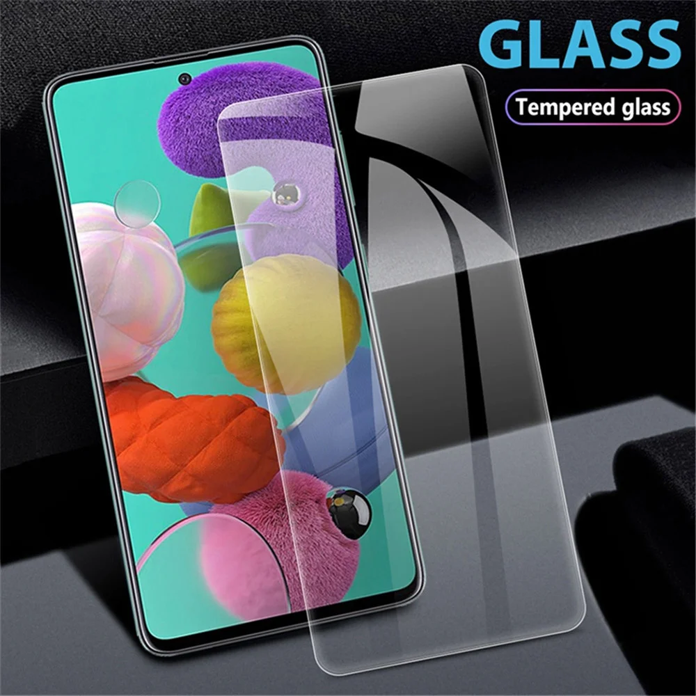 Фото 4 шт. закаленное стекло для Samsung Galaxy A51 A52 A72 A32 A50 A12 A11 A40 A70 A20e A30s A10 A71 A31 A21s Защитное стекло для экрана №4