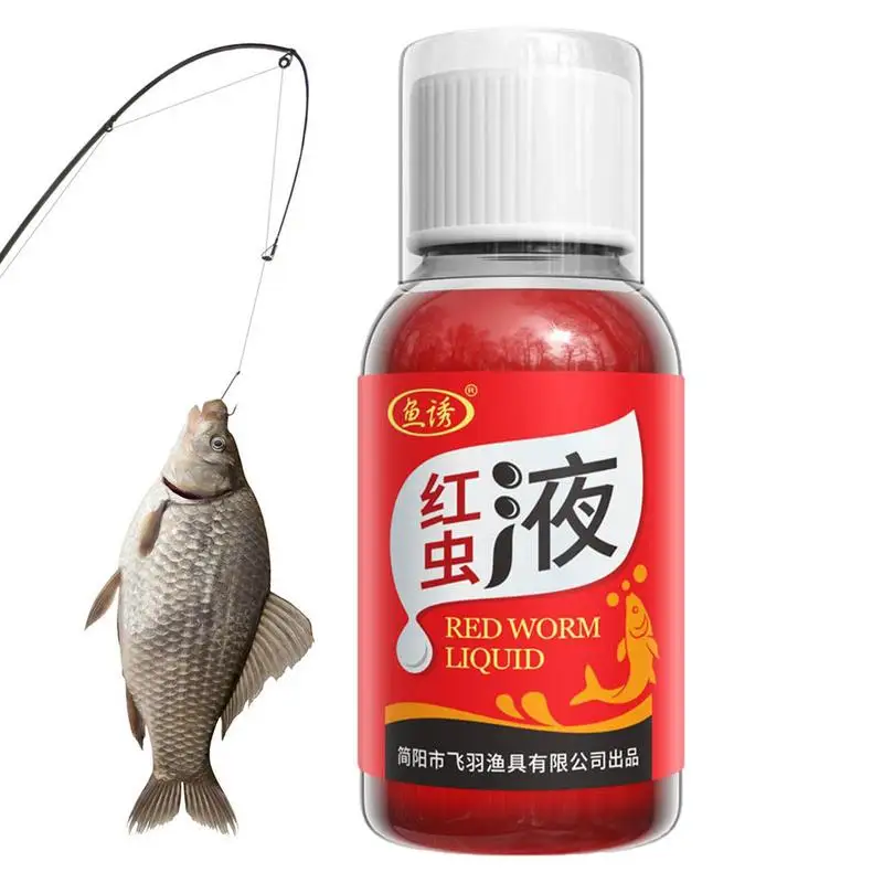 

Red Worm Liquid Bait High Concentration Smell Red Liquid Fishing Bait Natural Bait Scent Strong Fishing Lure For Trout Cod Carp