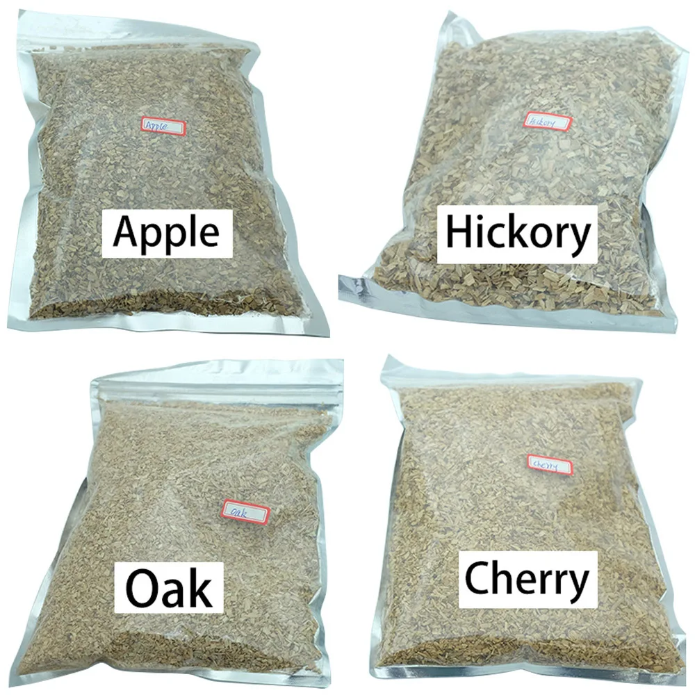 125g/Bag Wood Chip Apple Cherry Oak Hickory BBQ Sawdust Smok