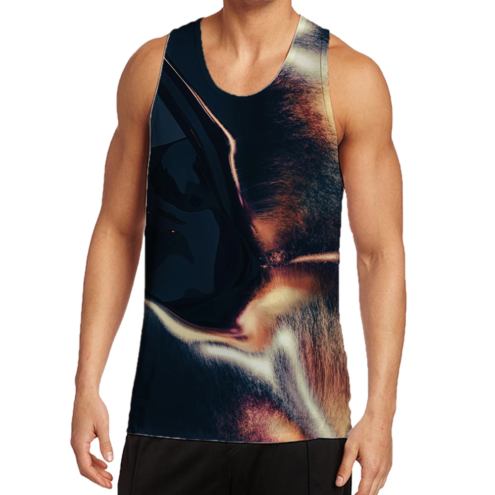 

Jumeast 3D Печатный геометрический квадратный жилет из полиэстера забавная абстрактная майка без рукавов для тренажерного зала для мужчин повс...