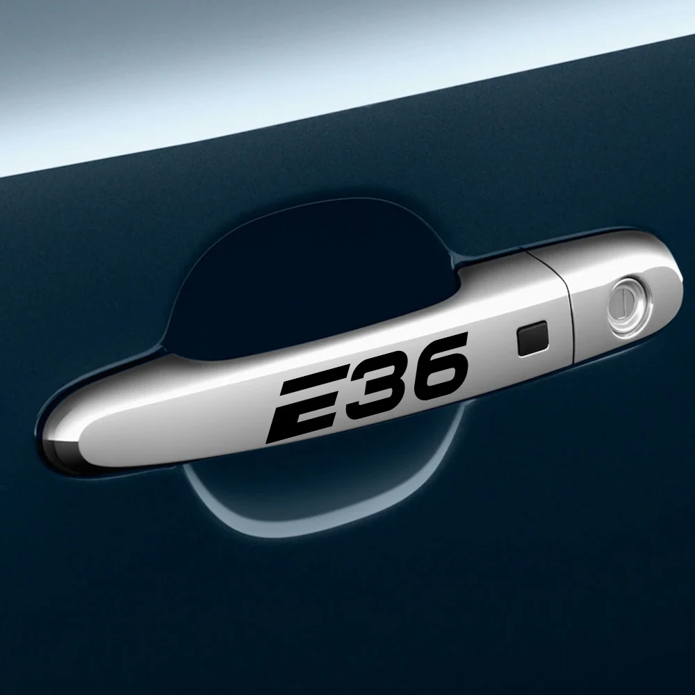 Наклейки на дверные ручки для BMW by CAEB Клеевой тип шины и обода Уникальные слова
