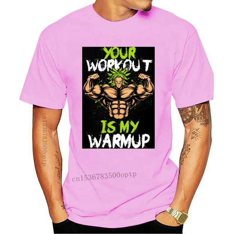 

My Workout-camisetas 100% de algodón para hombre, camisas ajustadas de manga corta con cuello redondo, de alta calidad, nuevas