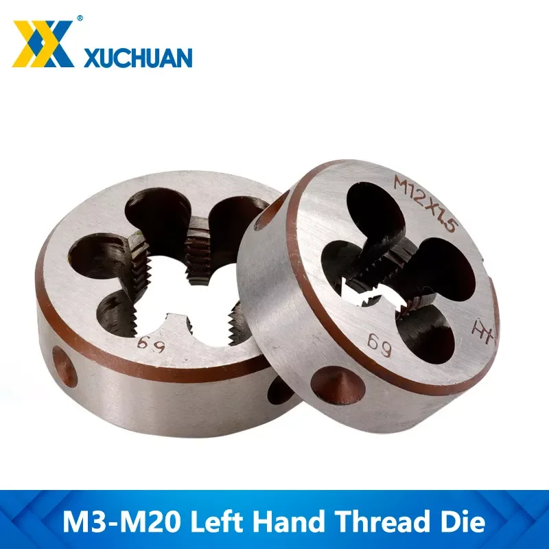 

2023NEW 1pc M3 M6 M8 M10 M12 M14 M16 M18 M20 Left Hand Machine Thread Die Metalworking Screw Thread Machine Metric Die