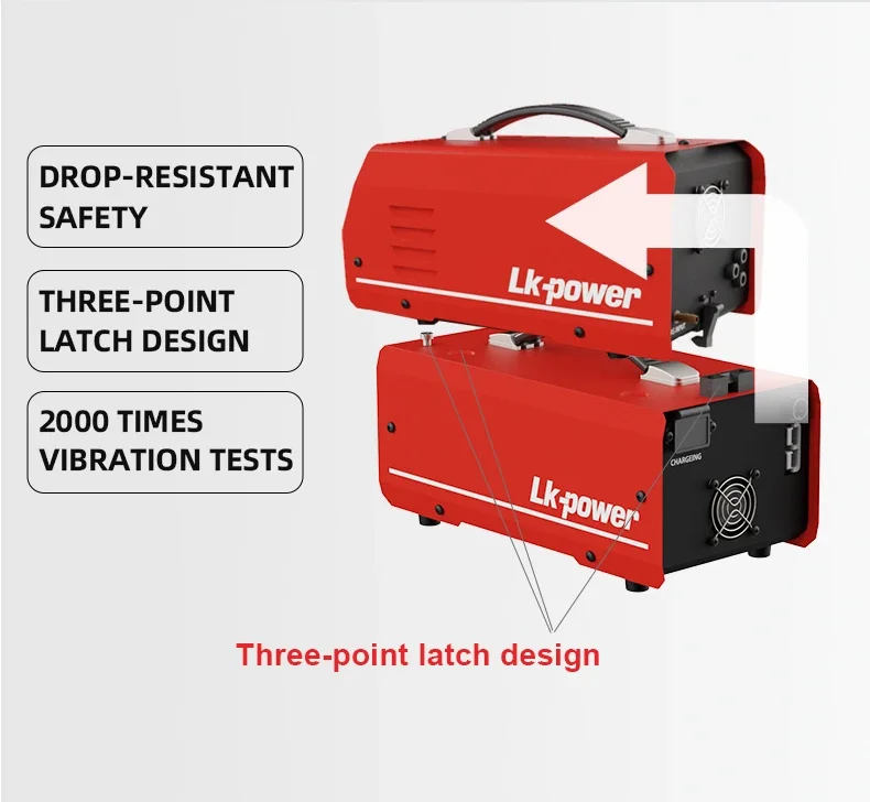 Профессиональный сварочный аппарат с литий-ионным аккумулятором 240 Втч 160 А