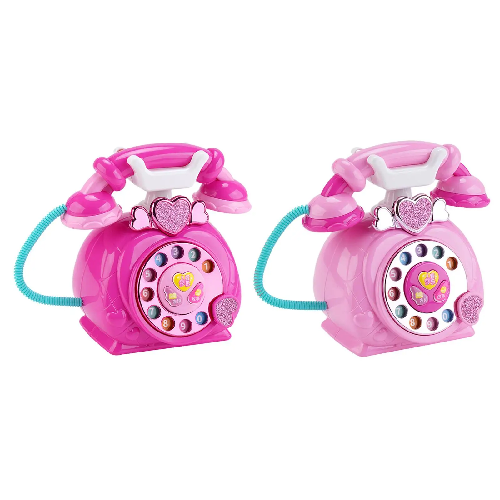 

Telephone Toy Storytelling Machine Gift Simulated Develop Leaning Machine Baby Musical Toys for Children Baby Kids Pretend Play