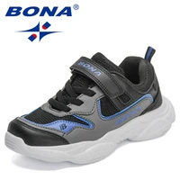 bona 2022 new designers sneakers kids jogging shoes for boys sports shoes for girls casual walking shoes children running shoes
