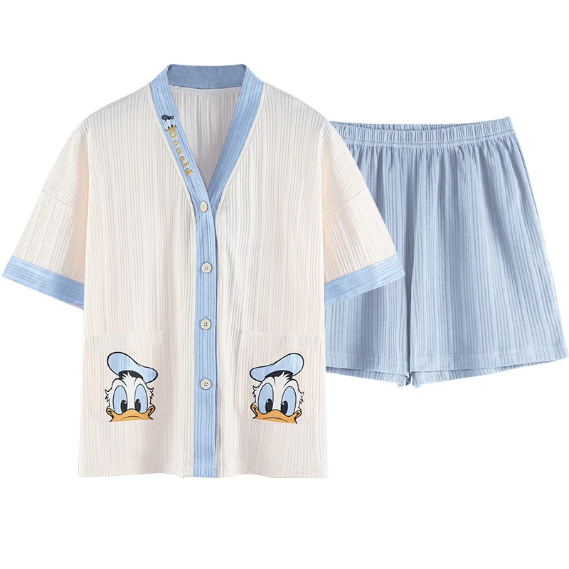 Pijamas Women Sleepwear cotton short-sleevedWomen's Two Pieces Loungewear Printing Lovely Girl's Pyjamas Nightwear New