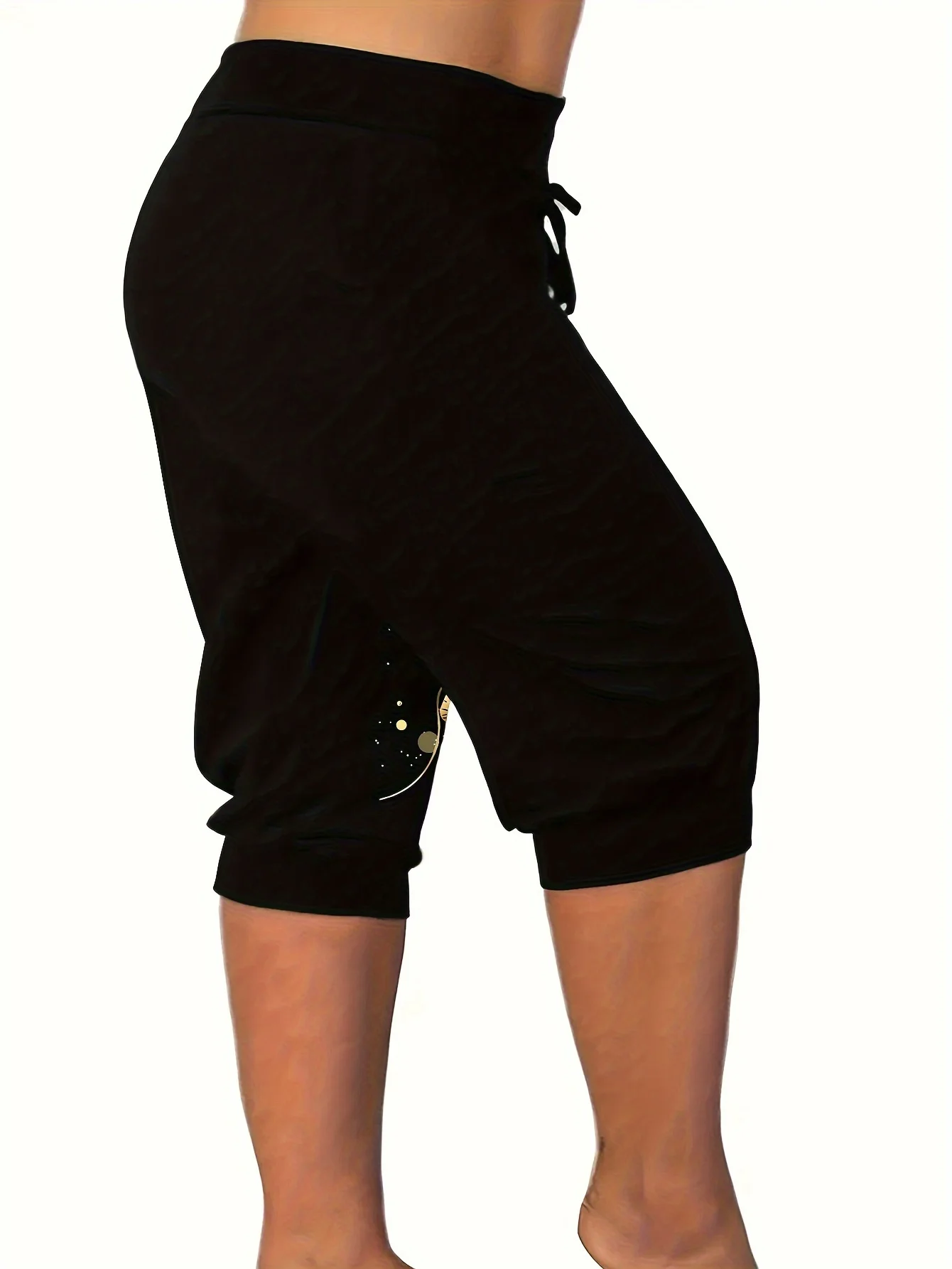 Женские Брюки-Капри Parara с принтом в виде бабочек модные повседневные эластичные