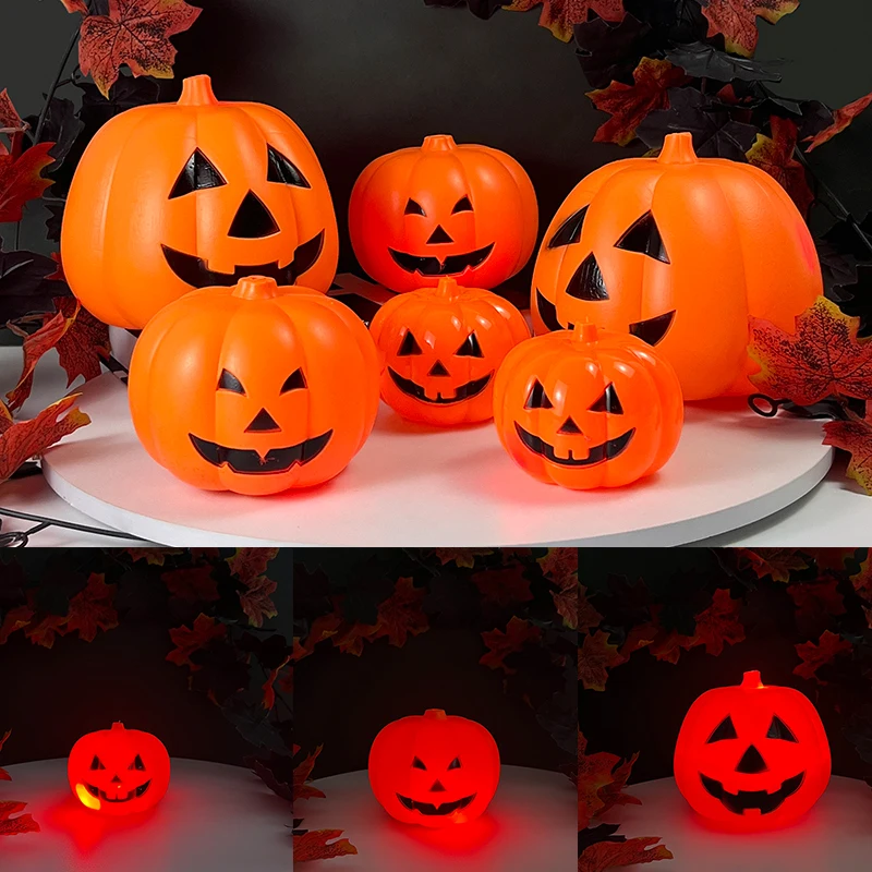

Светодиодная лампа в виде тыквы на Хэллоуин, креативный фонарь, реквизит для дома, украшения для Хэллоуина, вечеринки, светящийся ночсветил...